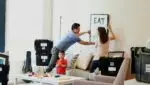 Rayleigh first-time buyer couple reviewing affordability with adviser