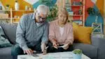 North London family discussing mortgage protection with adviser
